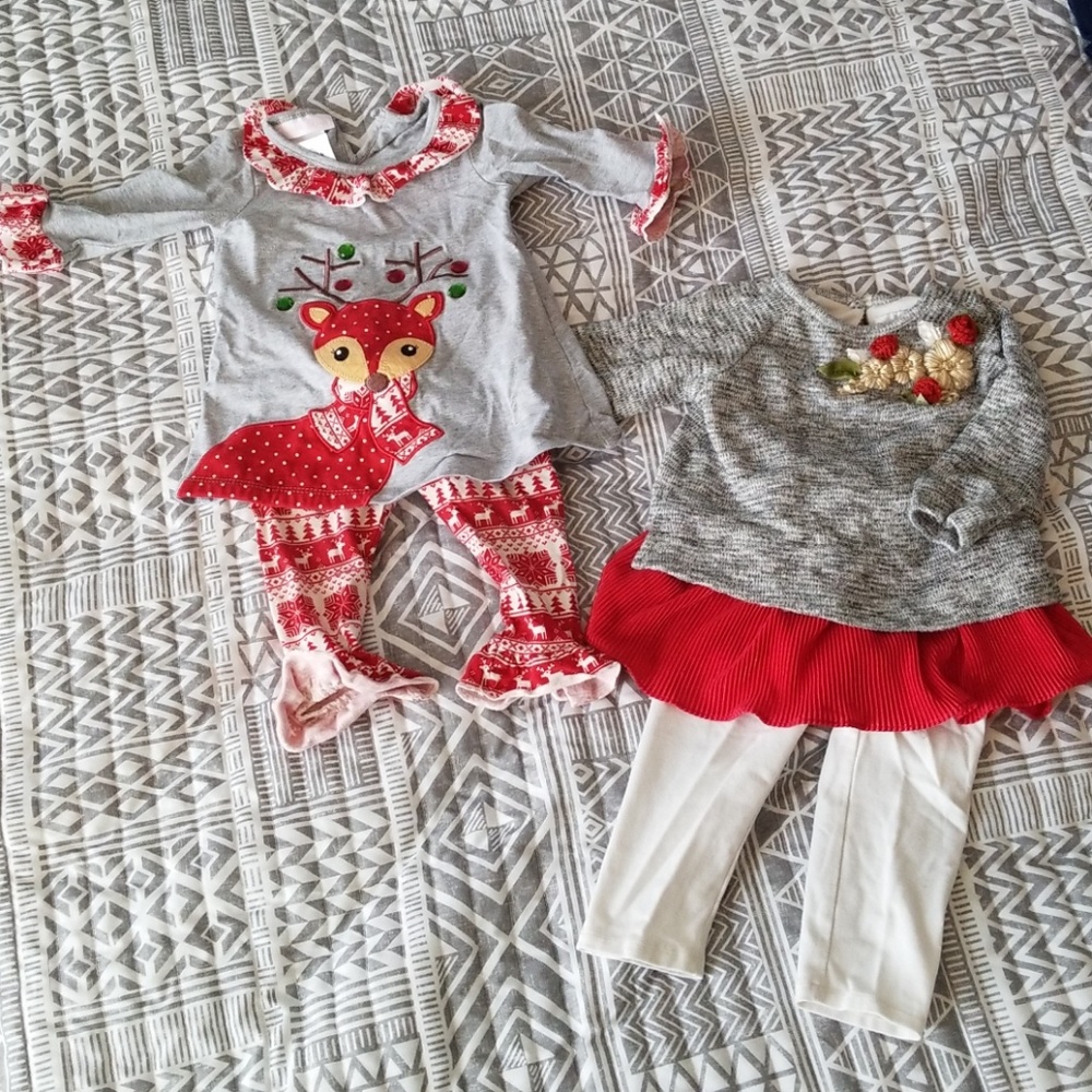 12 month Girl Christmas Outfits